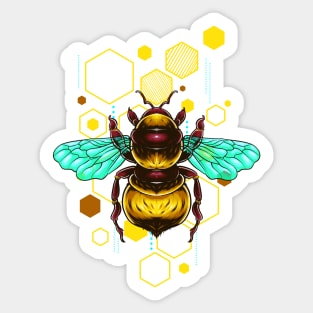 Bee honey Sticker